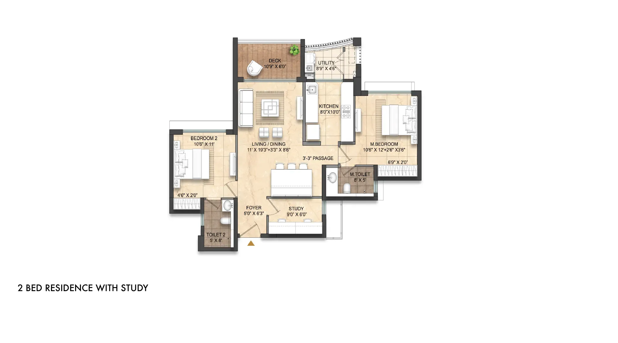 Well-equipped gymnasium